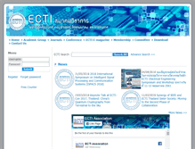 Tablet Screenshot of ecti-thailand.org